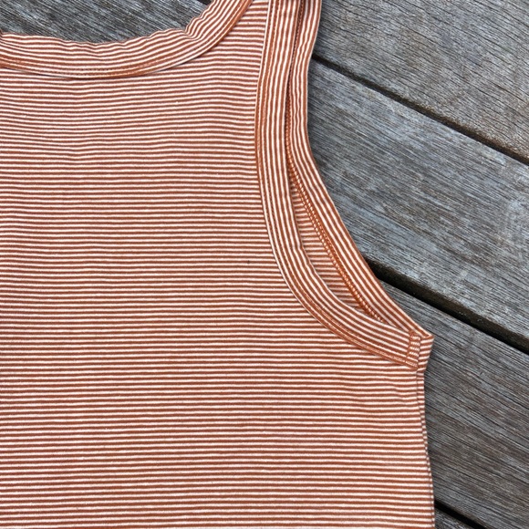 American Eagle Fitted Striped Tank, Size Small - Picture 3 of 3